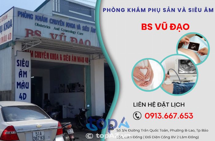Phòng khám Sản Phụ khoa và Siêu âm BS Vũ Đạo - 3/4 Trần Quốc Toản