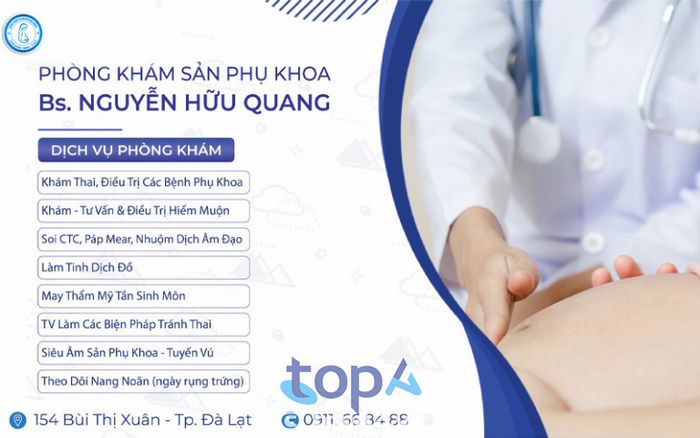 Phòng khám phụ khoa BS Nguyễn Hữu Quang – 154 Đường Bùi Thị Xuân