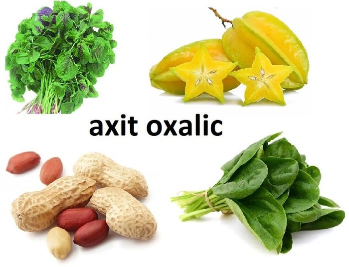 Axit oxalic có mặt trong một số loại thực phẩm như sắn, rau chân vịt, măng, súp lơ xanh, cải xoong - hình ảnh 2