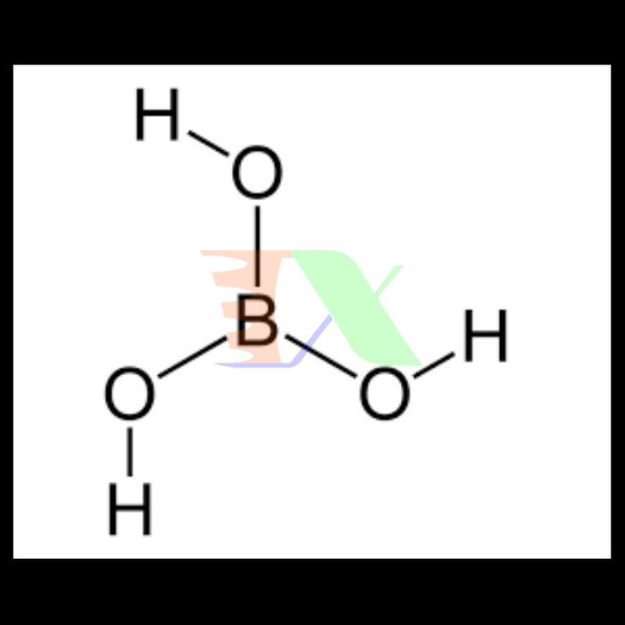Cấu trúc phân tử của Axit boric - hình ảnh 1