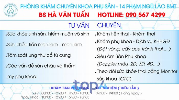 Phòng Khám Phụ Sản – 14 Phạm Ngũ Lão, Buôn Ma Thuột