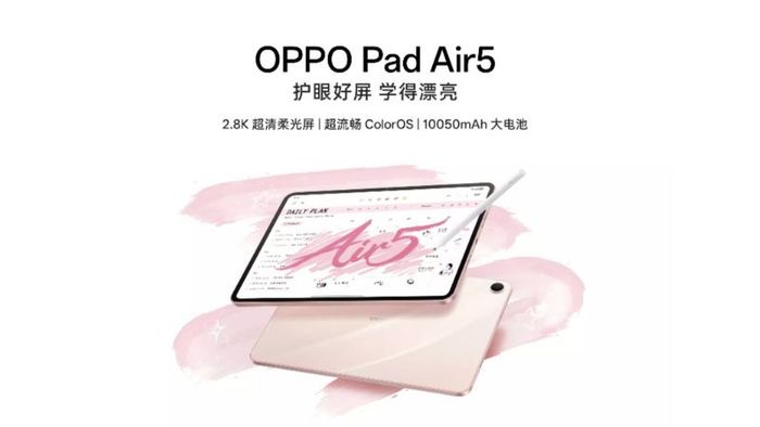 Oppo Pad Air 5 - mẫu máy tính bảng đáng chú ý từ Oppo.