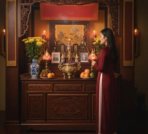 Thắp nén nhang với tấm lòng thành