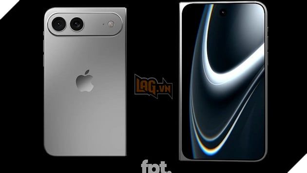 Lộ diện hình ảnh về chiếc iPhone màn hình gập của Apple: thiết kế giống cuốn sách, mỏng hơn cả iPhone Air 2