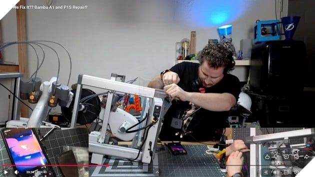 Máy in 3D Bambu Lab A1 đang bị nghi ngờ gặp rủi ro về an toàn do tình trạng quá nhiệt của linh kiện.