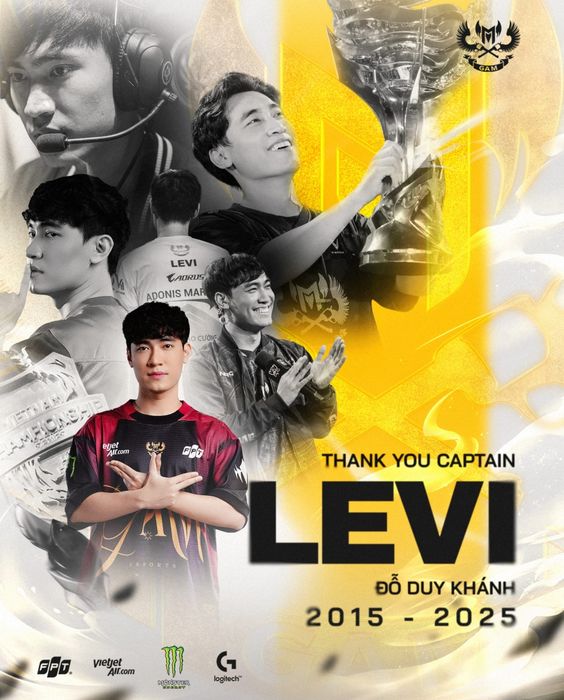 Levi quyết định từ giã sự nghiệp thi đấu.