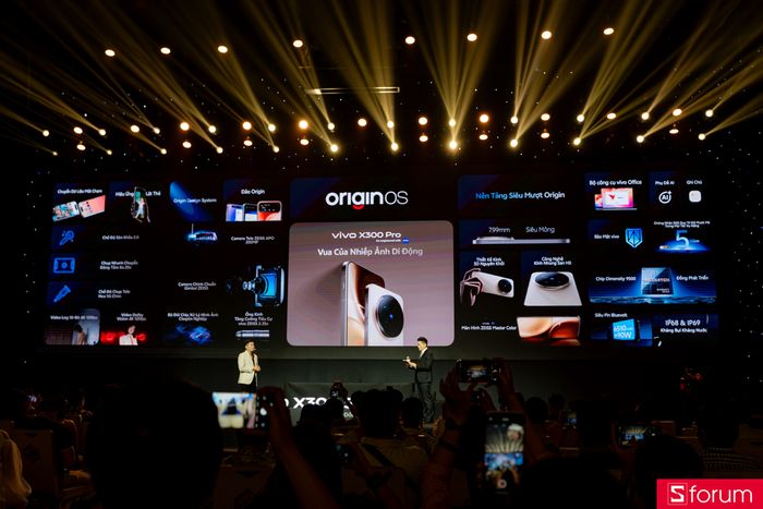 Không gian sự kiện ra mắt vivo X300 Series tại Việt Nam