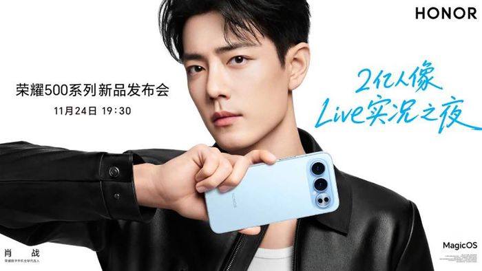 Series HONOR 500 dự kiến ra mắt vào ngày 24/11
