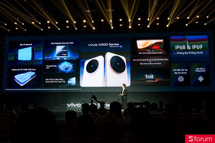vivo X300 Series trang bị phần cứng mạnh mẽ