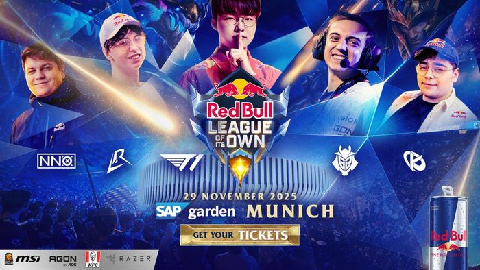 Danh sách đội hình tham gia Red Bull League of Its Own 2025.