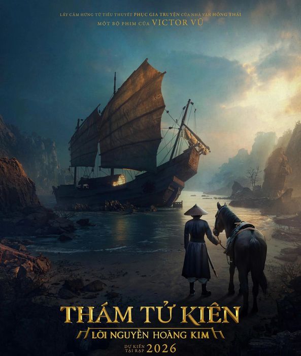 Áp phích phim Thám Tử Kiên: Lời Nguyền Hoàng Kim