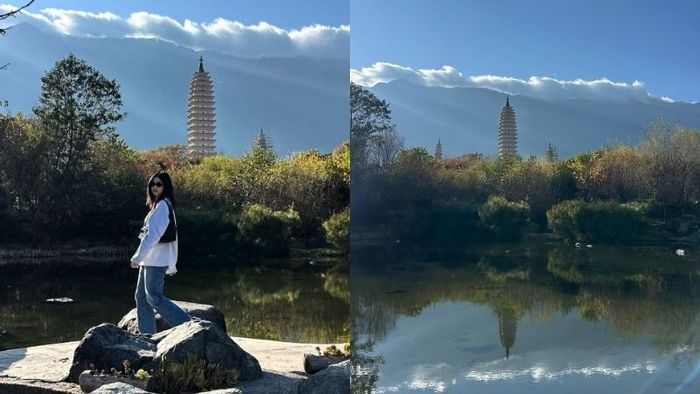 Chùa Tam Tháp uy nghiêm và tĩnh lặng