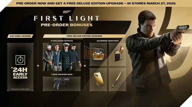 Cấu hình yêu cầu để chơi 007: First Light và thông tin về hợp tác với Nvidia đã được công bố lần thứ tư.