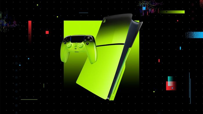 Tay cầm không dây DualSense cùng tấm ốp lưng PS5 phiên bản Remix Green (Xanh lá)
