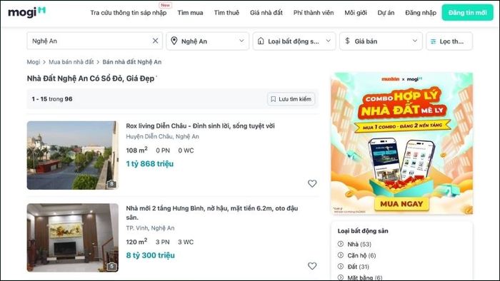 Mua bán nhà đất Nghệ An minh bạch, giá hợp lý tại Mytour.vn