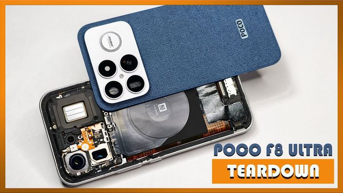 POCO F8 Ultra dễ sửa chữa hơn so với các mẫu điện thoại POCO khác