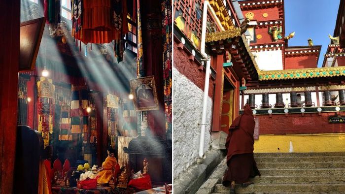 Tu viện Songzanlin hiện nay vẫn bảo tồn nguyên vẹn những giá trị truyền thống của Phật giáo Tây Tạng cổ.