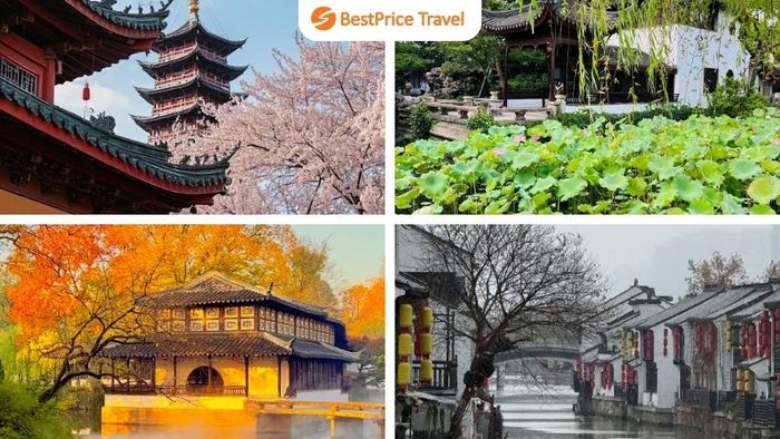 Đặc điểm thời tiết bốn mùa tại Giang Tô, Trung Quốc