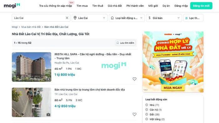 Mua bán nhà đất Lào Cai vị trí đẹp, uy tín và minh bạch tại Mytour.vn