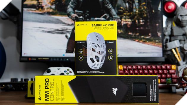 Đánh giá Corsair Sabre v2 Pro Wireless MG: Khung magie, phản hồi siêu nhanh và sự ổn định cho đấu trường FPS 12