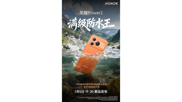 Teaser chính thức của HONOR Power 2 đã được công bố.