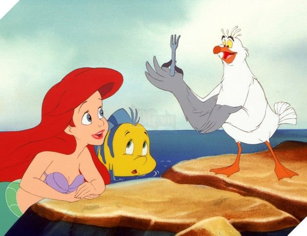 Hình ảnh từ bộ phim hoạt hình The Little Mermaid 1989 – một trong những tác phẩm có sự góp mặt của Roger Allers.