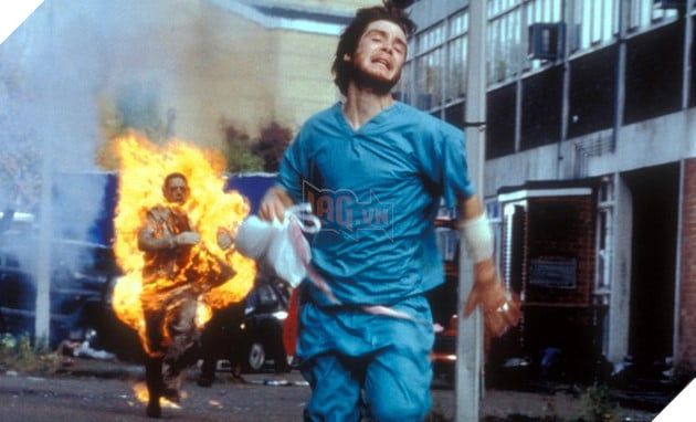 Hình ảnh nhân vật trong 28 Days Later được thể hiện qua diễn xuất của Cillian Murphy.