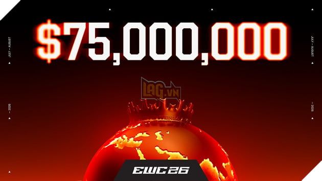 Esports World Cup Foundation công bố quỹ giải thưởng trị giá 75 triệu USD, kèm theo danh sách các game và lịch thi đấu cho Esports World Cup 2026.