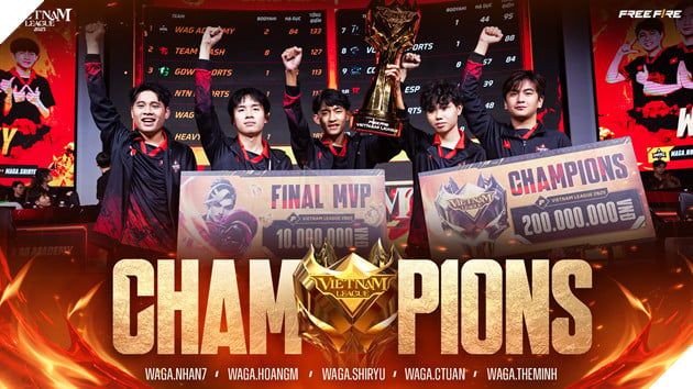 WAG Academy Lên Ngôi Quán Quân Vietnam League 2025 Sau Cuộc Đua Champion Rush Kịch Liệt
