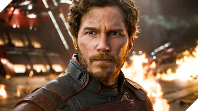 Hình ảnh diễn viên Chris Pratt trong tạo hình nhân vật Star-Lord.
