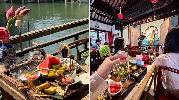 Khám phá không gian thưởng trà kết hợp nghe nhạc cổ truyền tại Giang Nam là một trải nghiệm tinh tế, mang đậm văn hóa của vùng đất này.