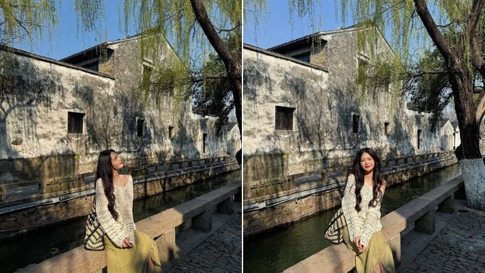 Dạo bước qua những con phố cổ vào sáng sớm, tận hưởng trọn vẹn vẻ đẹp yên bình và cổ kính của khu trấn.