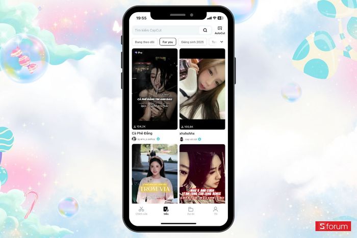 Cách tạo ảnh đu trend nắm đầu trên TikTok