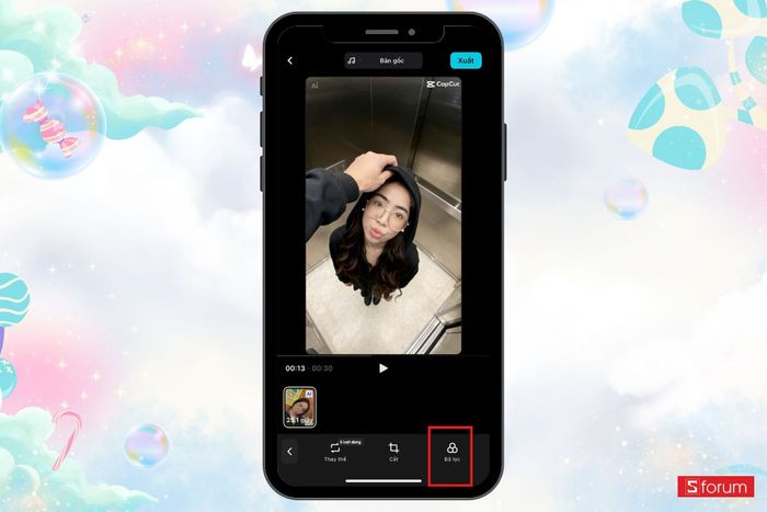 Tạo ảnh đu trend nắm đầu trên TikTok nhanh chóng và dễ dàng