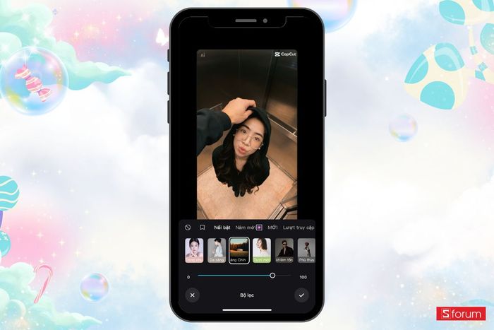 Cách tạo ảnh đu trend nắm đầu trên TikTok