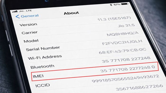 Cách kiểm tra IMEI của iPhone 14 Plus cũ