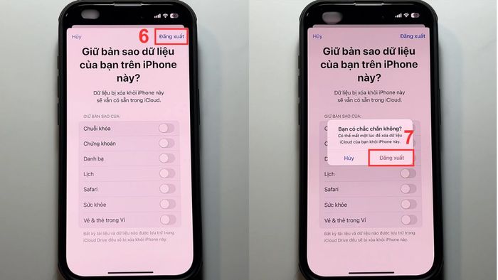 Cách xóa ID Apple trên iPhone cũ khi biết mật khẩu – bước 3