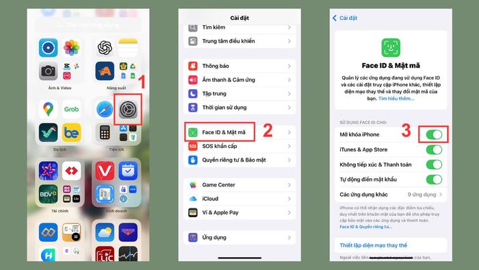 Cách kiểm tra Face ID và các cảm biến của iPhone 14 Plus cũ