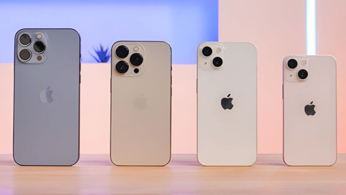 Các dòng iPhone cũ 99% thông dụng