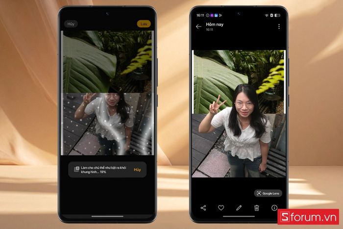 AI Pop-out là tính năng mới giúp tạo ra những bức ảnh ấn tượng với hiệu ứng nổi bật, giúp chủ thể “nhô” ra khỏi nền chỉ với vài thao tác đơn giản.