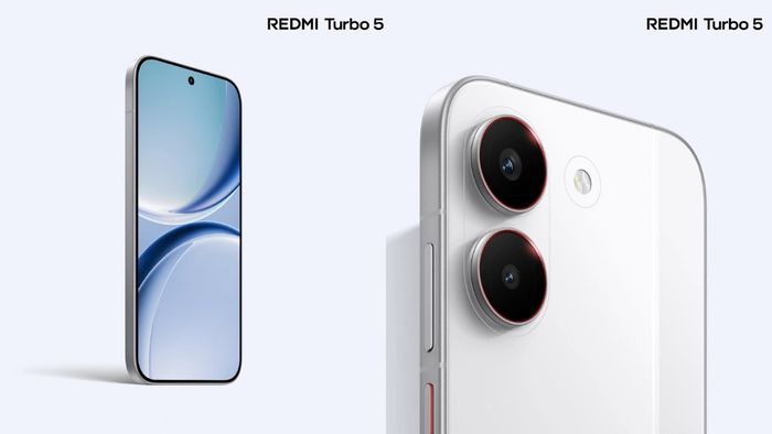 Thiết kế của Redmi Turbo 5, được cho là phiên bản nội địa của POCO X8 Pro