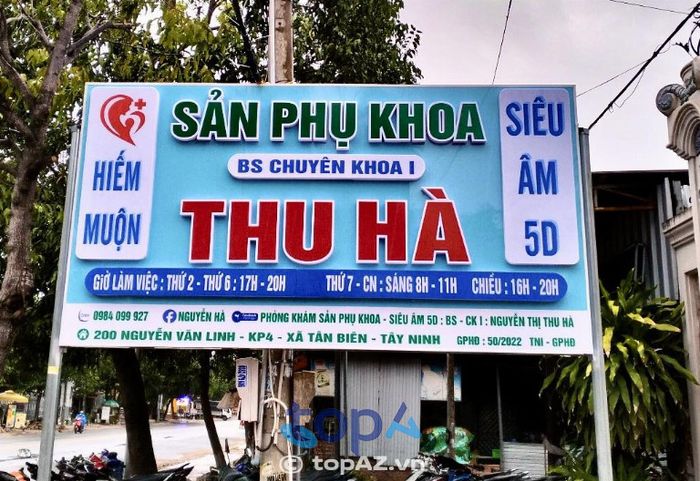Phòng Khám Sản Phụ Khoa - Siêu âm 5D BS. CKI. Nguyễn Thị Thu Hà - Xã Tân Biên