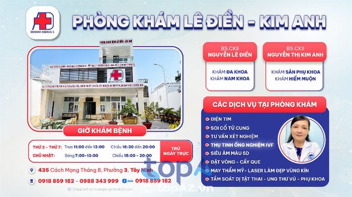 Phòng khám Lê Điền – Kim Anh – P. Tân Ninh