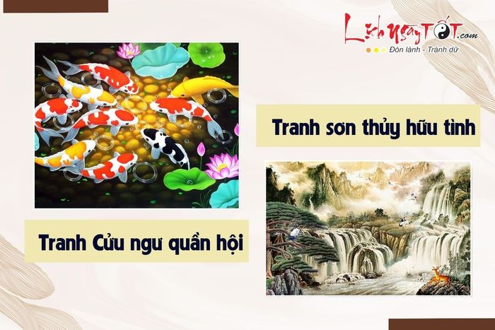 Treo tranh phong thủy năm 2026.