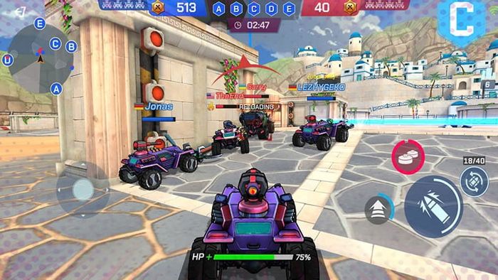 Review Battle Car mang đến một trải nghiệm mới mẻ trên nền tảng di động, kết hợp giữa đua xe tốc độ cao và yếu tố bắn súng đầy kịch tính. Được phát triển bởi Tiny Bites, một studio từ Chile, trò chơi chính thức ra mắt vào tháng 5 năm 2024. Chỉ sau chưa đầy một năm, Battle Car đã vượt qua mốc 7 triệu lượt tải và nhận được đánh giá cao trên Google Play và App Store. Hãy cùng khám phá sâu hơn về trò chơi này. Battle Car là tựa game di động thuộc thể loại đua xe kết hợp bắn súng, nơi các chiếc xe được trang bị vũ khí mạnh mẽ và tham gia vào các cuộc chiến tốc độ cao. Được phát triển bởi Tiny Bites, trò chơi được phát hành trên cả Android và iOS vào tháng 5 năm 2024. Ngay từ khi ra mắt, Battle Car đã chú trọng vào trải nghiệm PvP thời gian thực, nơi người chơi đối đầu trực tiếp trên những bản đồ nhỏ, nhịp độ nhanh và đầy tính cạnh tranh. Người chơi điều khiển xe và di chuyển linh hoạt, sử dụng vũ khí để hạ gục đối thủ. Mỗi chiếc xe có thể được nâng cấp, tùy chỉnh để phù hợp với phong cách chơi cá nhân, từ tốc độ, phòng thủ cho tới tấn công. Trò chơi còn cung cấp nhiều chế độ chơi hấp dẫn như đấu đội, chiếm điểm hay cướp cờ, giúp gameplay không bị nhàm chán. Tổng thể, Battle Car mang đến một trải nghiệm giải trí dễ tiếp cận, nhưng vẫn có chiều sâu đủ để giữ người chơi lâu dài.