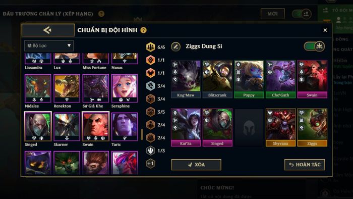 Hướng dẫn xây dựng đội hình Ziggs Dũng Sĩ hoàn chỉnh