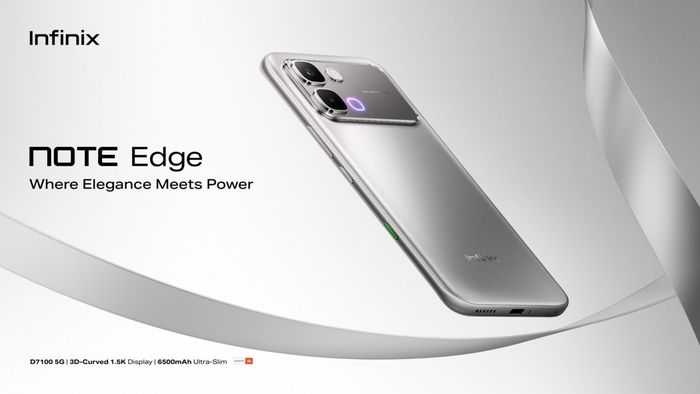 Infinix Note Edge chính thức trình làng với màn hình cong tràn cạnh