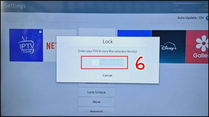 Hướng dẫn khóa YouTube trên tivi Samsung bằng mã PIN