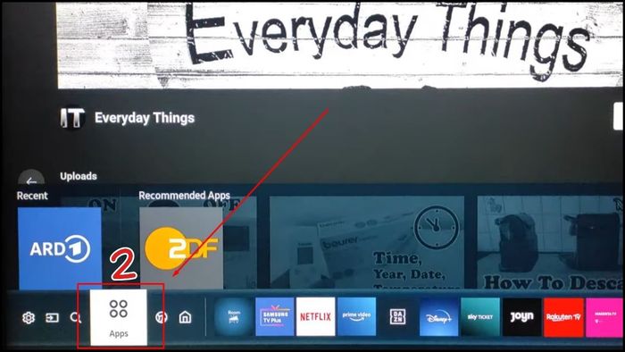 Hướng dẫn xóa YouTube trên tivi Samsung đời mới