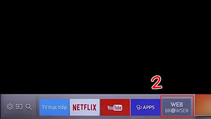 Cách truy cập Google trên tivi Samsung bằng remote thông minh